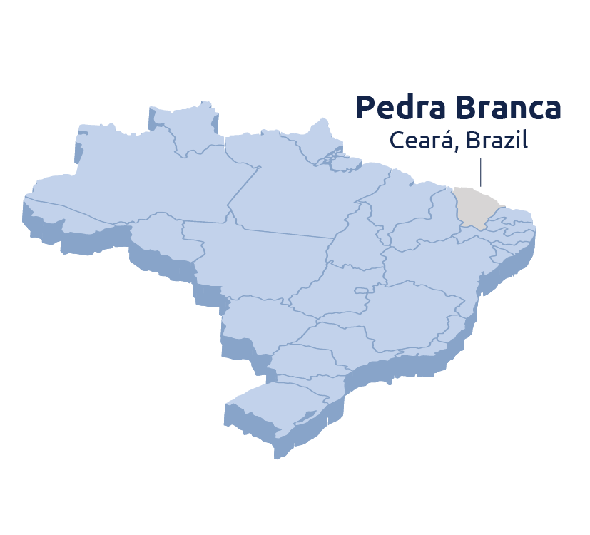 Pedra Branca map